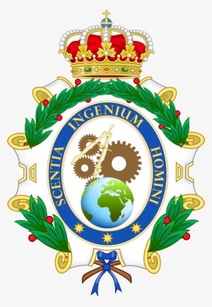 Coat Of Arms Of The Spanish Royal Academy Of Engineering - Real Academia De La Historia Escudo