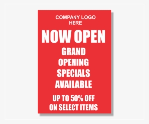 Store Display Signs - Printing