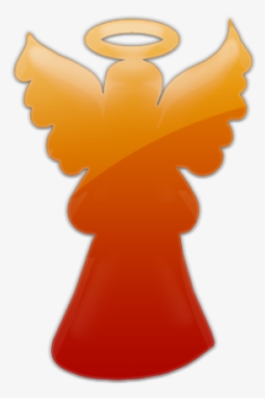 Drawing Angel Icon - Orange Angel