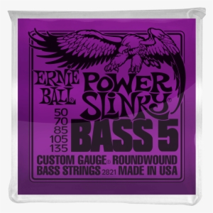 Ernie Ball Power Slinky 5 String Nickel Wound Electric - Ernie Ball Bass Strings
