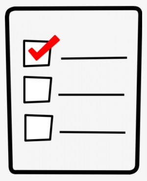Lista - Checklist Clipart
