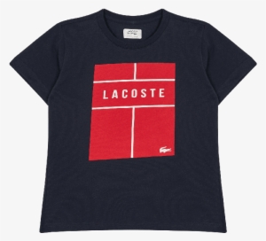 Lacoste Grid Box Logo T Shirt