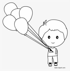 Svg Library Library Black And White Balloons Clipart - Balloon