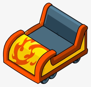 Furniture Icons 2199 - Cartoon Roller Coaster Cart