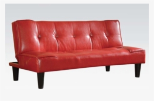 Futon Png Transparent Picture - Red Adjustable Sofa
