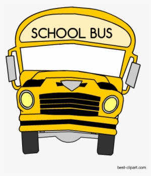 School Bus Front, Free Clip Art - Front School Clip Art