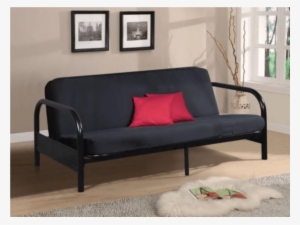 Black 39" Arm Futon Frame