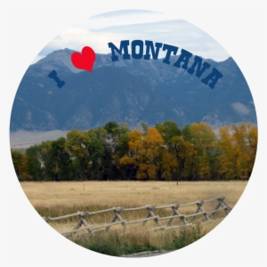 I Heart Montana - Split-rail Fence