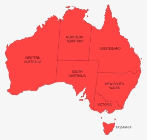 Australia Map - Vector - Hard Rejected - Map Of Australia
