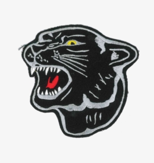 1351 Panther Head Patch 4" - Black Panther Patch
