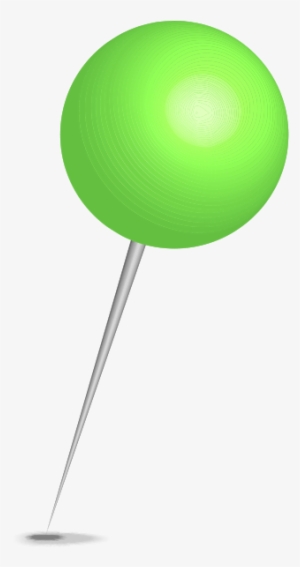 Location Pin Sphere Light Green - Green Map Pin Png