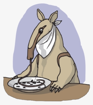 How To Set Use Anteater Eating From A Plate Svg Vector - Anteater Eating Ants Gif