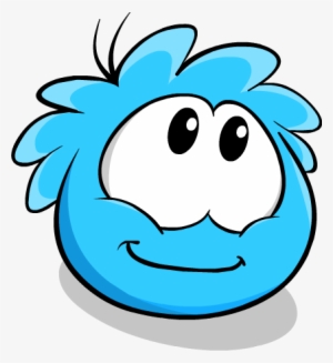Blue Puffle Looking Up - Club Penguin Puffles Png