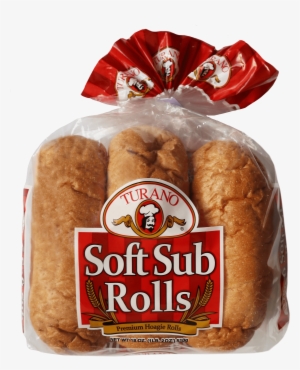 Home/at Your Grocer/sandwich Rolls - Turano Hoagie Rolls, Premium, Soft Sub - 6 Rolls, 18