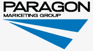 Pmg Hero Logo Blk Blue Paths Pms 3005c 300 - Paragon Marketing Group Logo