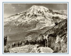 Fine Art Prints Of Historical Photos - Mount Rainier Paradise Inn History