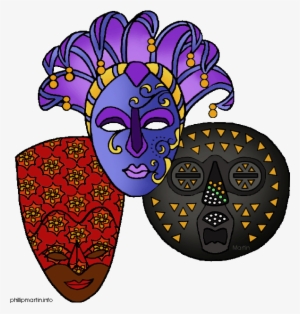 Why Is Music Important To African Culture - Tribal African Clipart Masks