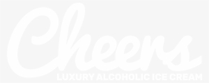 Cheers Logo White - Cheers Luxury Alcoholic Ice Cream