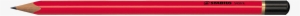 Stabilo All-stabilo Giant Graphite Pencil - Red Pencil Png Transparent