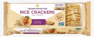 toasted sesame ingredients - crunchmaster rice crackers