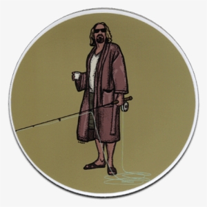 Richard Blanco Dude Sticker - Lebowski Fly Fishing