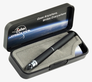 Fisher Black Bullet Grip Space Pen With Stylus - Fisher Bullet Black Space Pen With Stylus