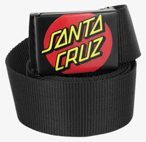 Santa Cruz Classic Dot Web Belt Black - Santa Cruz