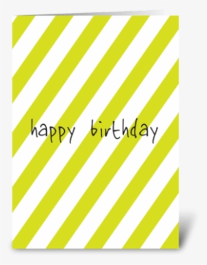 What Is Green And White Greeting Card - Pattern