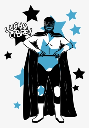 ☆luchador☆ - Black And White Stars Png