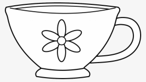 Alice In Wonderland Tea Party Coloring Pages Alice - Coloring Picture Of Cup