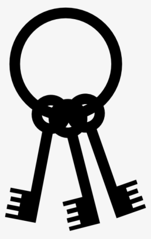 Black Keys For Pirate Clip Art At Clker - Key Ring Vector