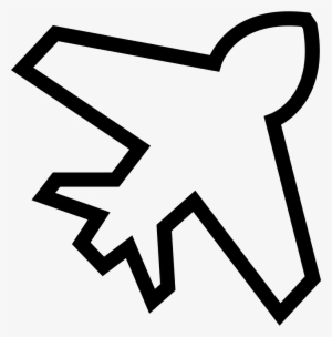 Airplane Outline - - Png Airplane Outline