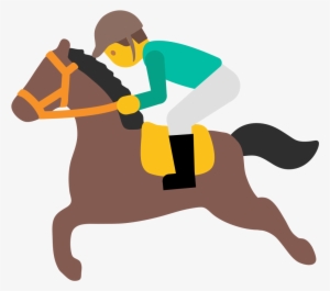 File - Emoji U1f3c7 - Svg - Number Color Horse Race