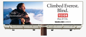 See The Blind Everest Climber Billboard And Pass It - Value Billboard