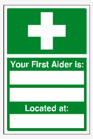 First Aider Location Sign - First Aid Sign