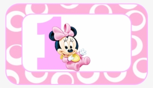Kit De Minnie En Su Primer Cumpleaños Para Imprimir - Minnie Baby