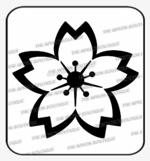 Flower - Black And White Cherry Blossom Clip Art