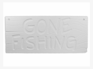 Gone Fishing Plaque/6 Spo - Wood