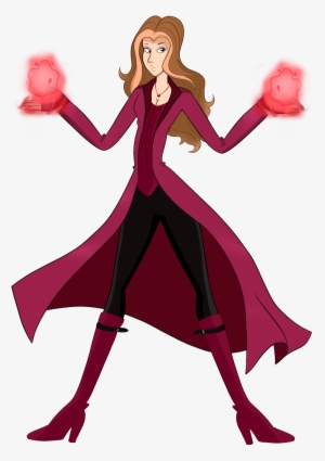 The Scarlet Witch My Favorite Female Marvel Character - Cartoon Transparent  PNG - 1050x1487 - Free Download on NicePNG