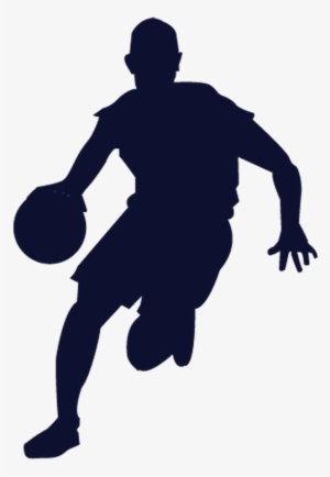 archives - dribbling basketball player silhouette