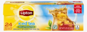 Lipton Iced Tea Decaffeinated, 24 Ct
