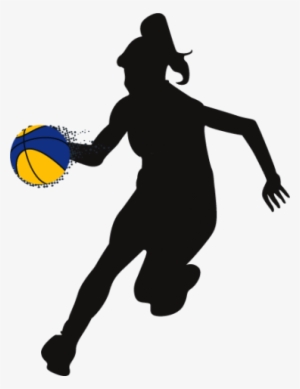 Female Basketball - Girl Basketball Silhouette Svg