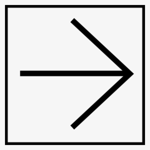Arrow In Square Right - Arrow Square