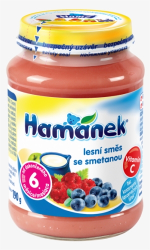 Hamánek Fruit Snack With Forest Blend And Cream - Hamánek Ovocná Svačinka S Lesní Směsí A Smetanou 190g