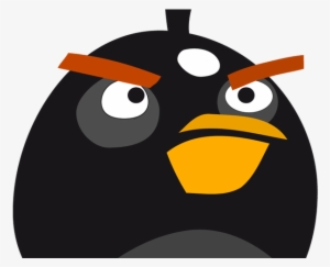 Angry Birds Vector Png World Wide Clip Art Website - Black Angry Bird Png