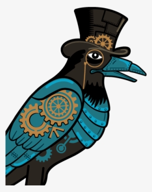 Thirsty Crow - Trusty Crow Clipart Png