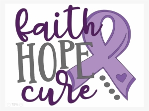 Faith Hope Cure Breast Cancer Awareness Ribbon Women's - Breast Cancer
