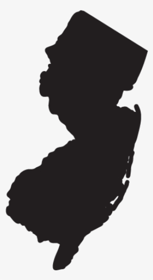 New Jersey State Clipart - New Jersey State Silhouette