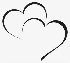 Heart Clipart Clipart Out Line - Transparent Heart With Black Outline