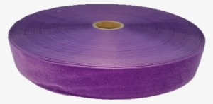 Purple Thick Premium Velvet Ribbon 1 1/2 Inch Thick - Circle